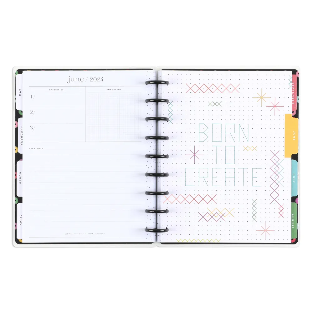 2024 Miss Maker Happy Planner - Classic Checklist Layout - 12 Months