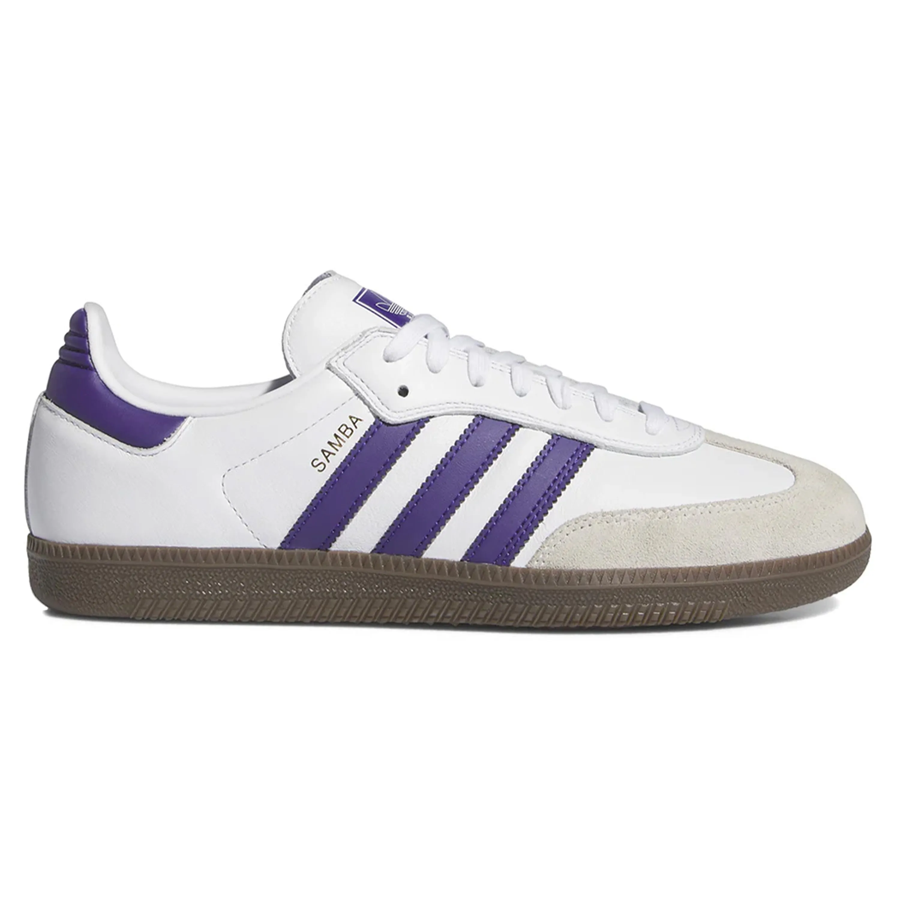 ADIDAS SAMBA ADV CLOUD WHITE  / COLLEGIATE PURPLE