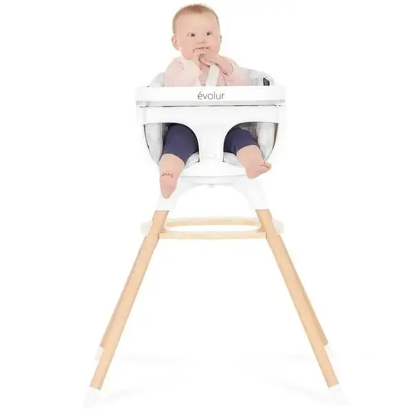 Ann Beechwood 4-In-1 Highchair - Grey