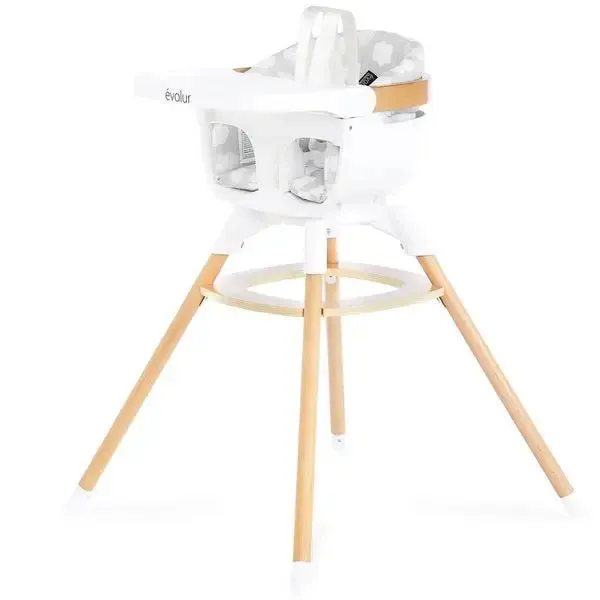 Ann Beechwood 4-In-1 Highchair - Grey