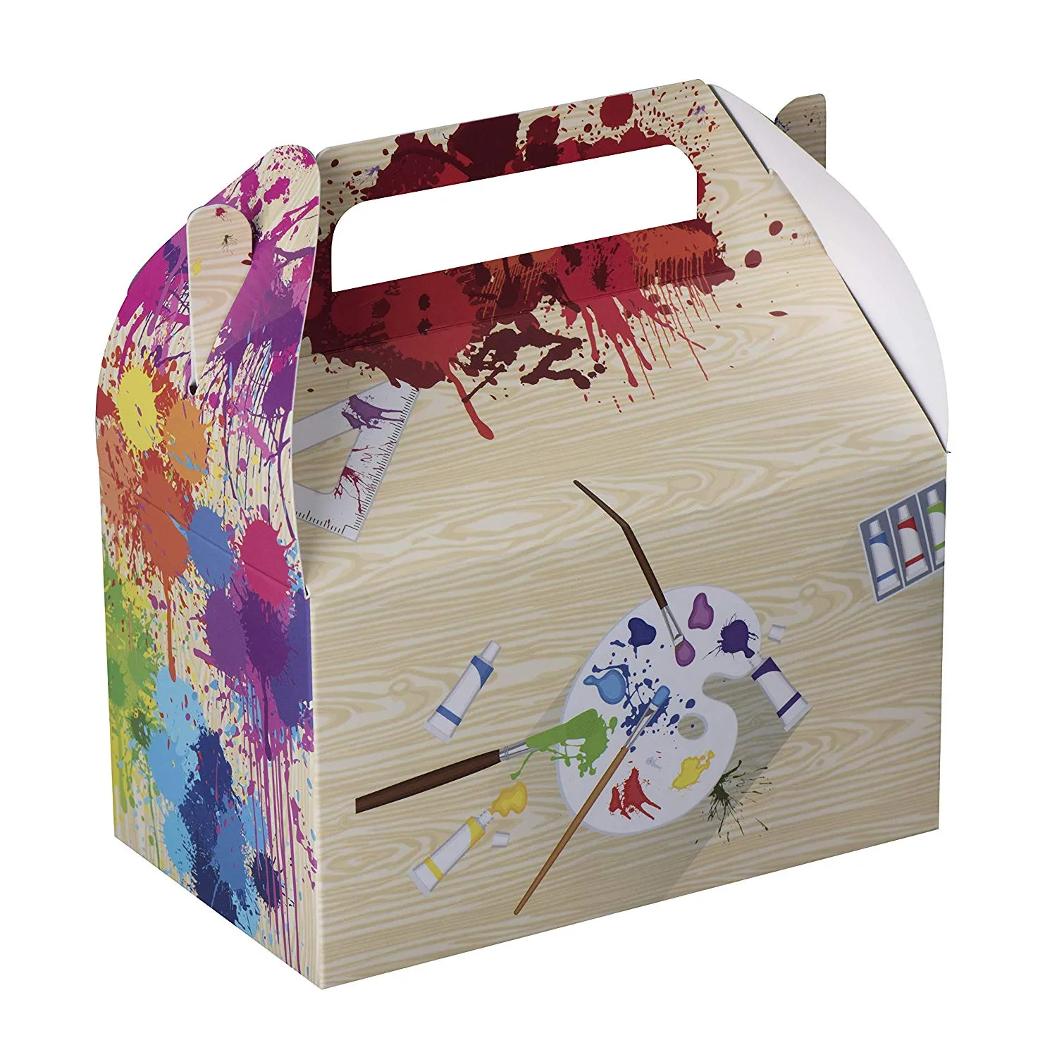 Artist Paper Treat Boxes 6.25" X 3.75" X 3.5" 20 Pack