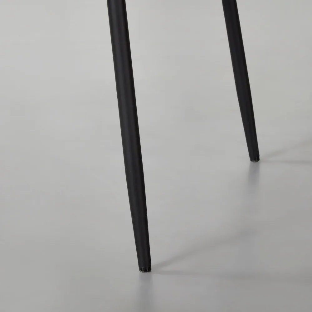 AVA - Black Velvet Dining Chair