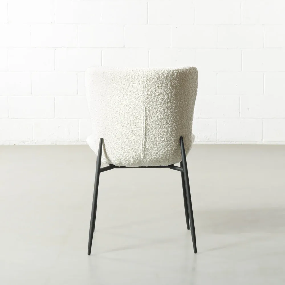 AVA - Cream Fabric Dining Chair