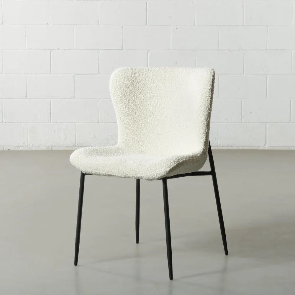 AVA - Cream Fabric Dining Chair