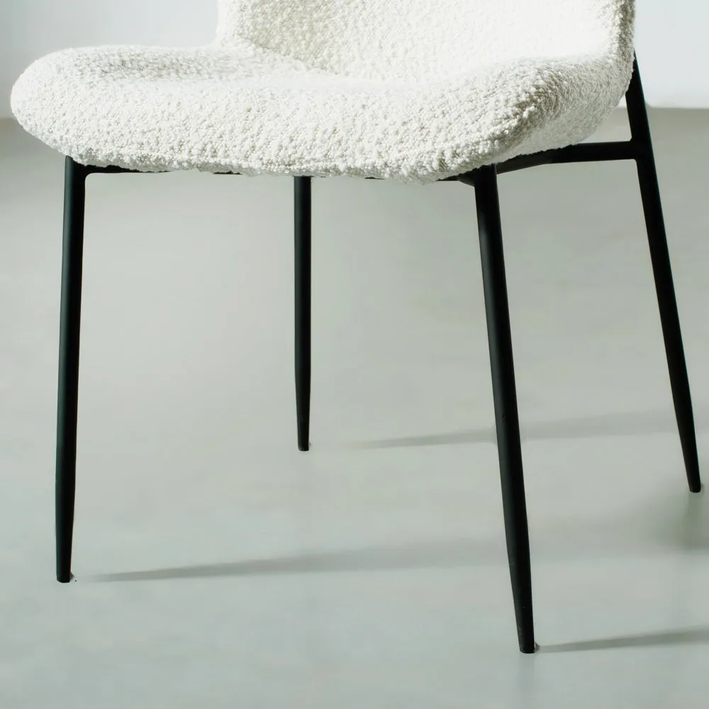 AVA - Cream Fabric Dining Chair