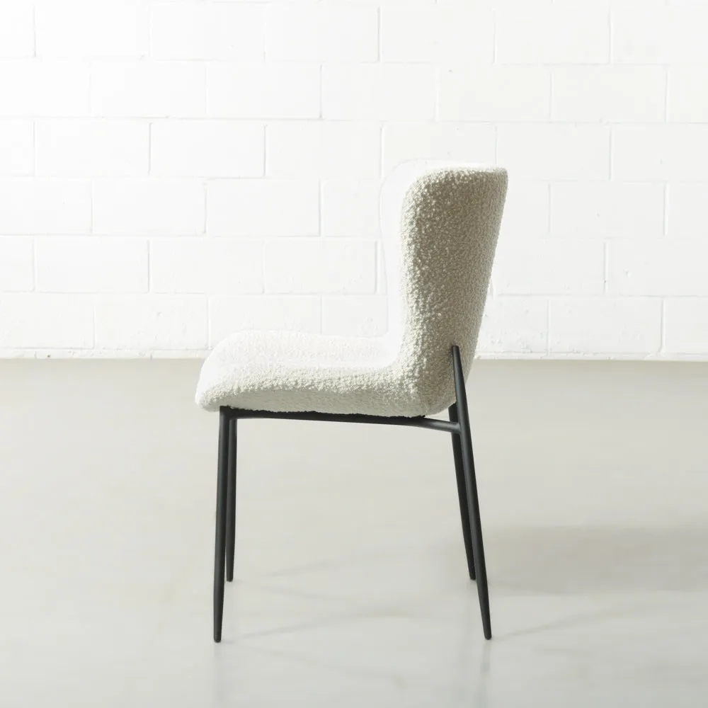 AVA - Cream Fabric Dining Chair