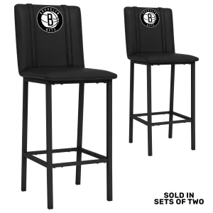 Bar Stool 500 with Brooklyn Nets Global Set of 2