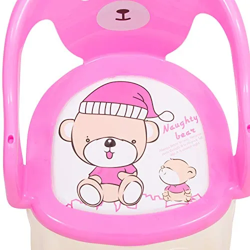 BAYBEE Portable Small Soft Cushion Plastic Chair for Kids Upto 30 Kg