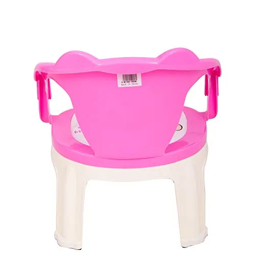 BAYBEE Portable Small Soft Cushion Plastic Chair for Kids Upto 30 Kg