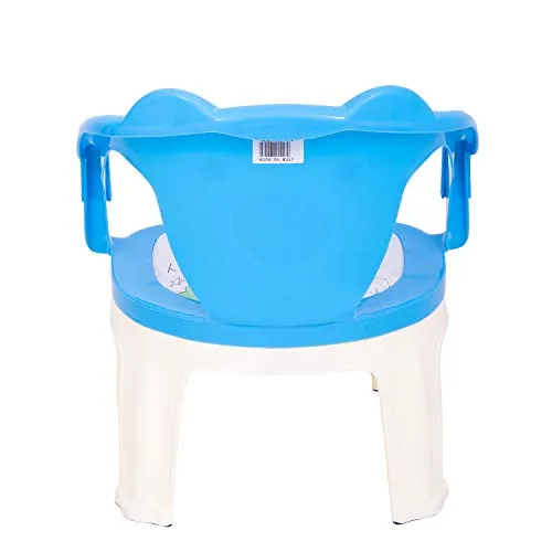 BAYBEE Portable Small Soft Cushion Plastic Chair for Kids Upto 30 Kg