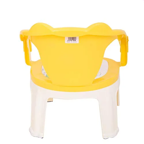 BAYBEE Portable Small Soft Cushion Plastic Chair for Kids Upto 30 Kg