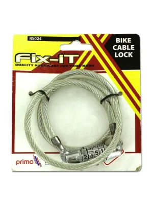 Bike Combination Cable Lock (Available in a pack of 12)