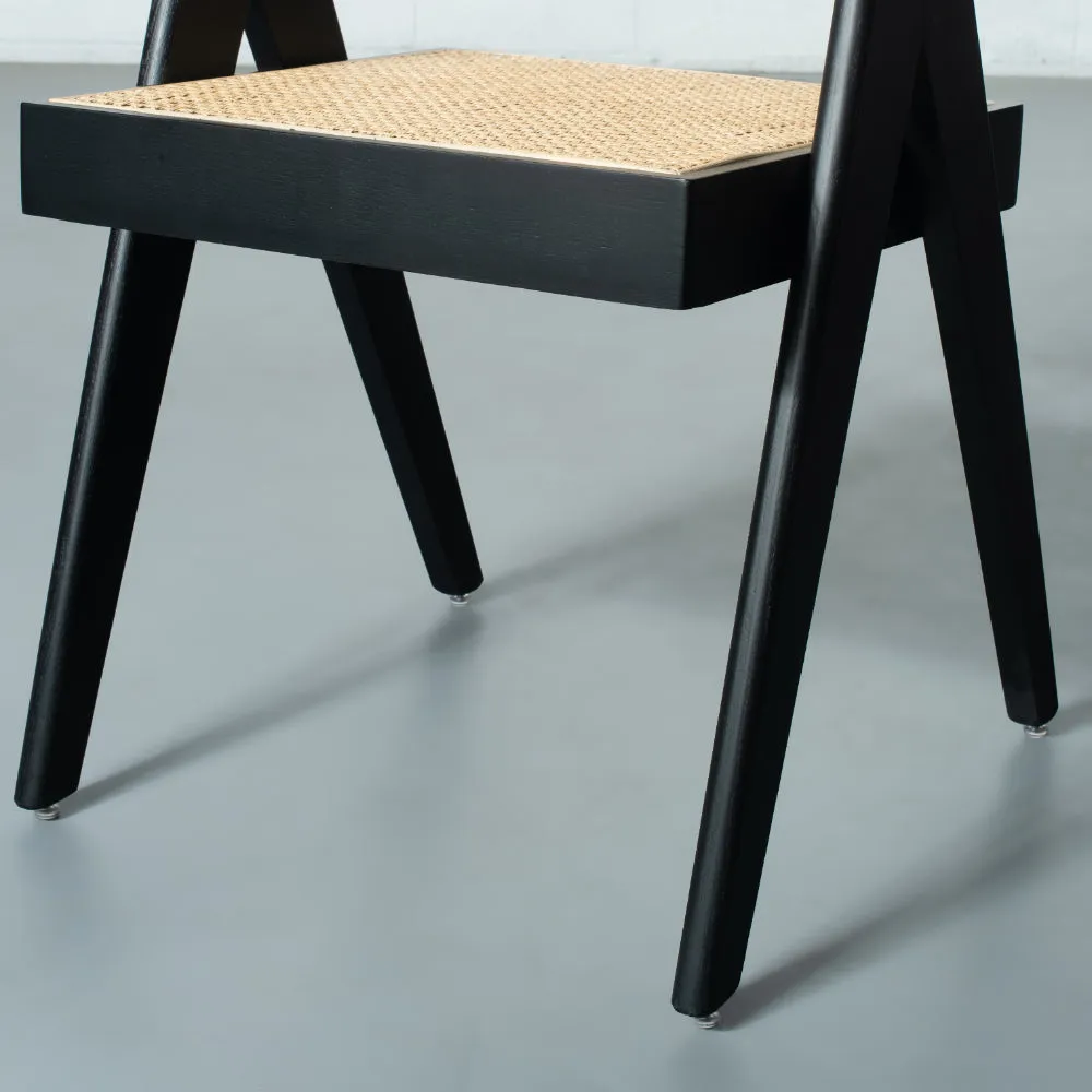 CAPELA - Black Wood Dining Armchair