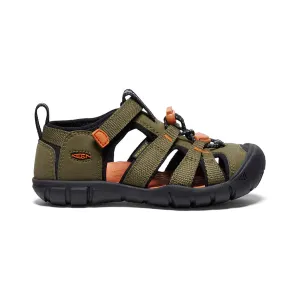 Children Seacamp II CNX - Dark Olive / Gold Flame