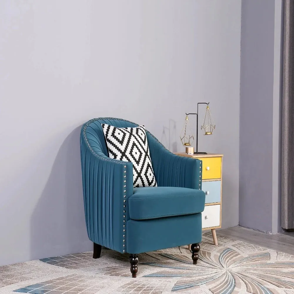 Cupbox Accent Chair in Blue