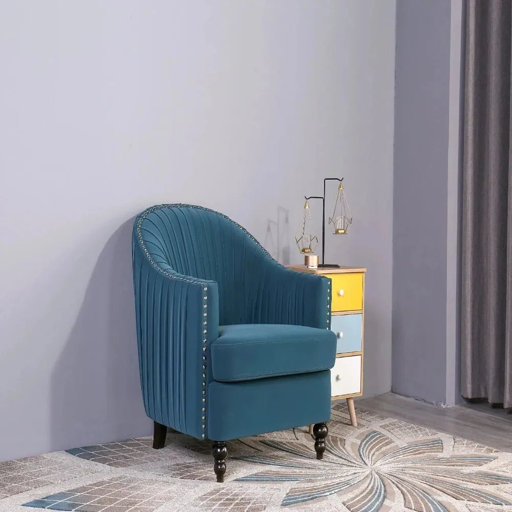 Cupbox Accent Chair in Blue