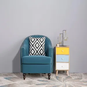 Cupbox Accent Chair in Blue