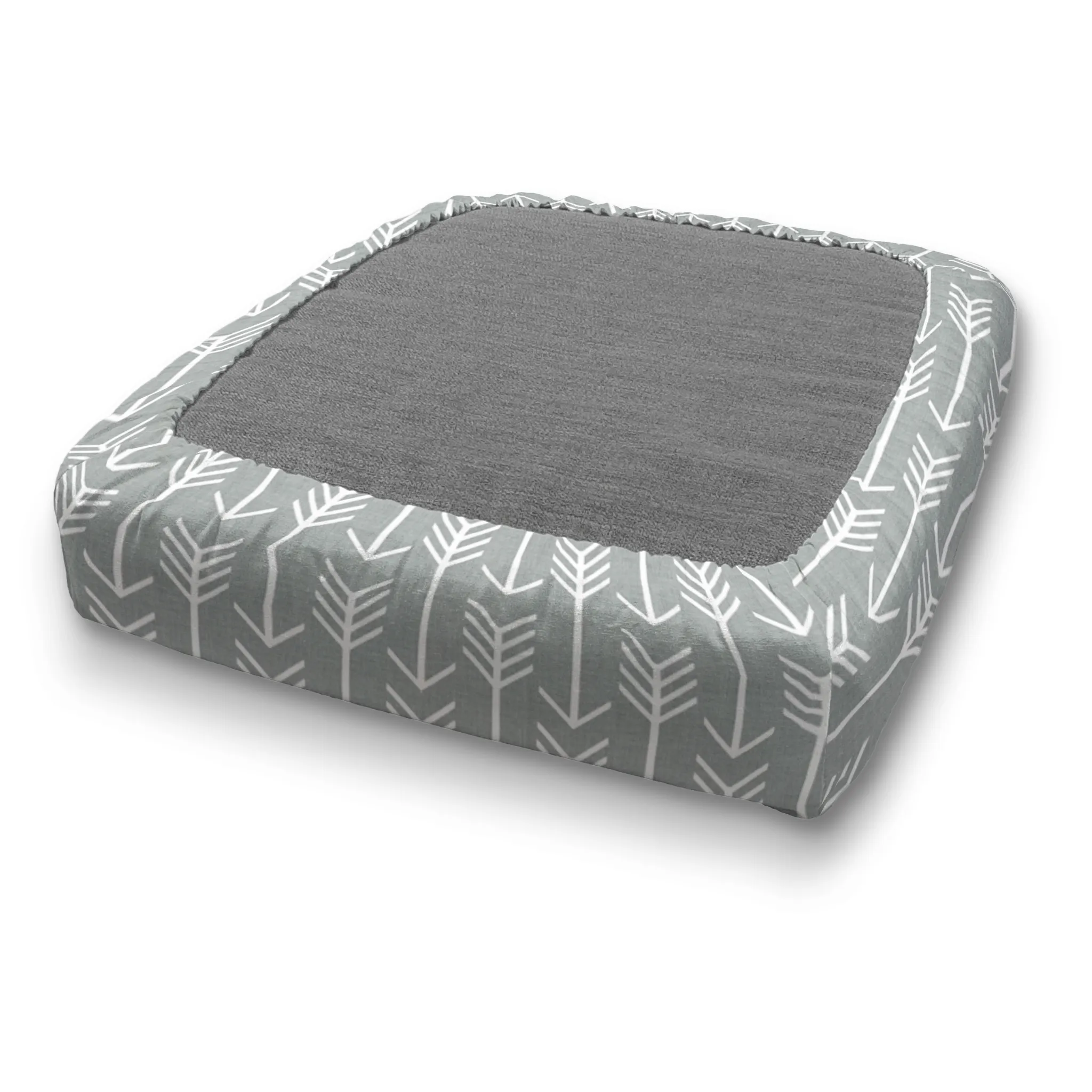 Custom Elastic Fitted & Protective Cushion Cover - Arrow Tribal Southwest