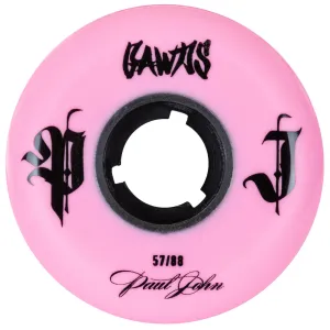 Gawds Paul John II Aggressive Inline Wheels - Black/Pink (Set of 4)