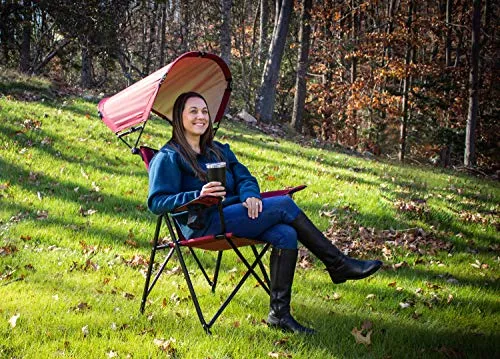 GCI Outdoor SunShade Comfort Pro Camping Chair