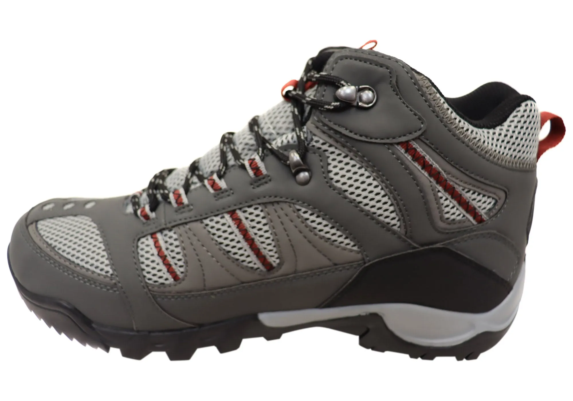 Hi Tec Mens Comfortable Bryce II Mid Waterproof Hiking Boots