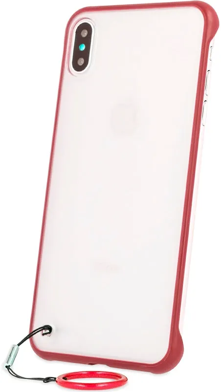 iPhone X / XS Frameless Protective Cover - Red