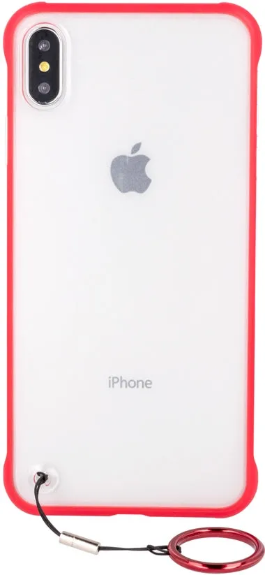 iPhone X / XS Frameless Protective Cover - Red