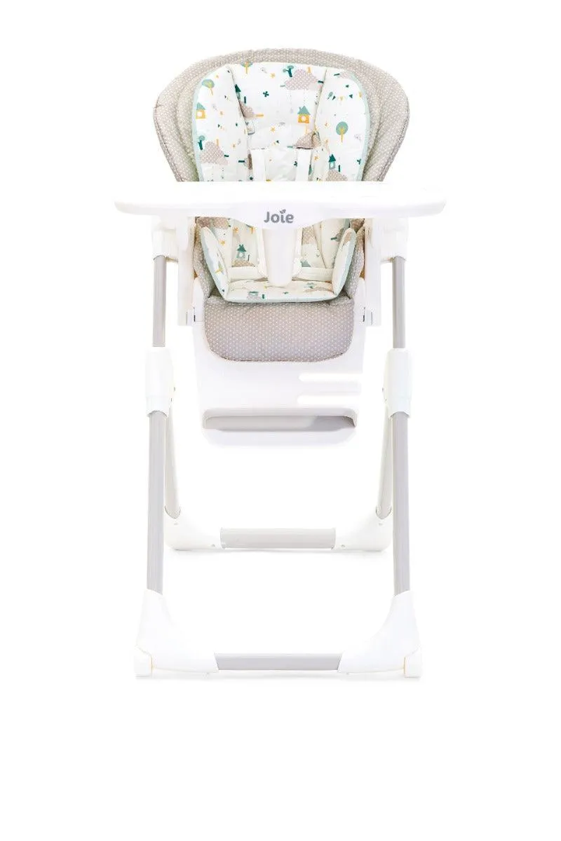 Joie Mimzy 2 in 1 High Chair Little World - Portable Booster Seat For Ages 0-3 Years