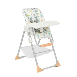 Joie Mimzy Snacker 2 in 1 High Chair Pastel Forest - Portable Booster Seat For Ages 0-3 Years