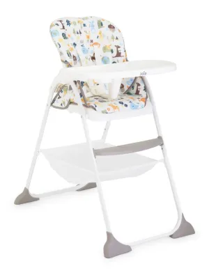 Joie Mimzy Snacker High Chair Alphabet 2 - Portable Booster Seat For Ages 0-3 Years