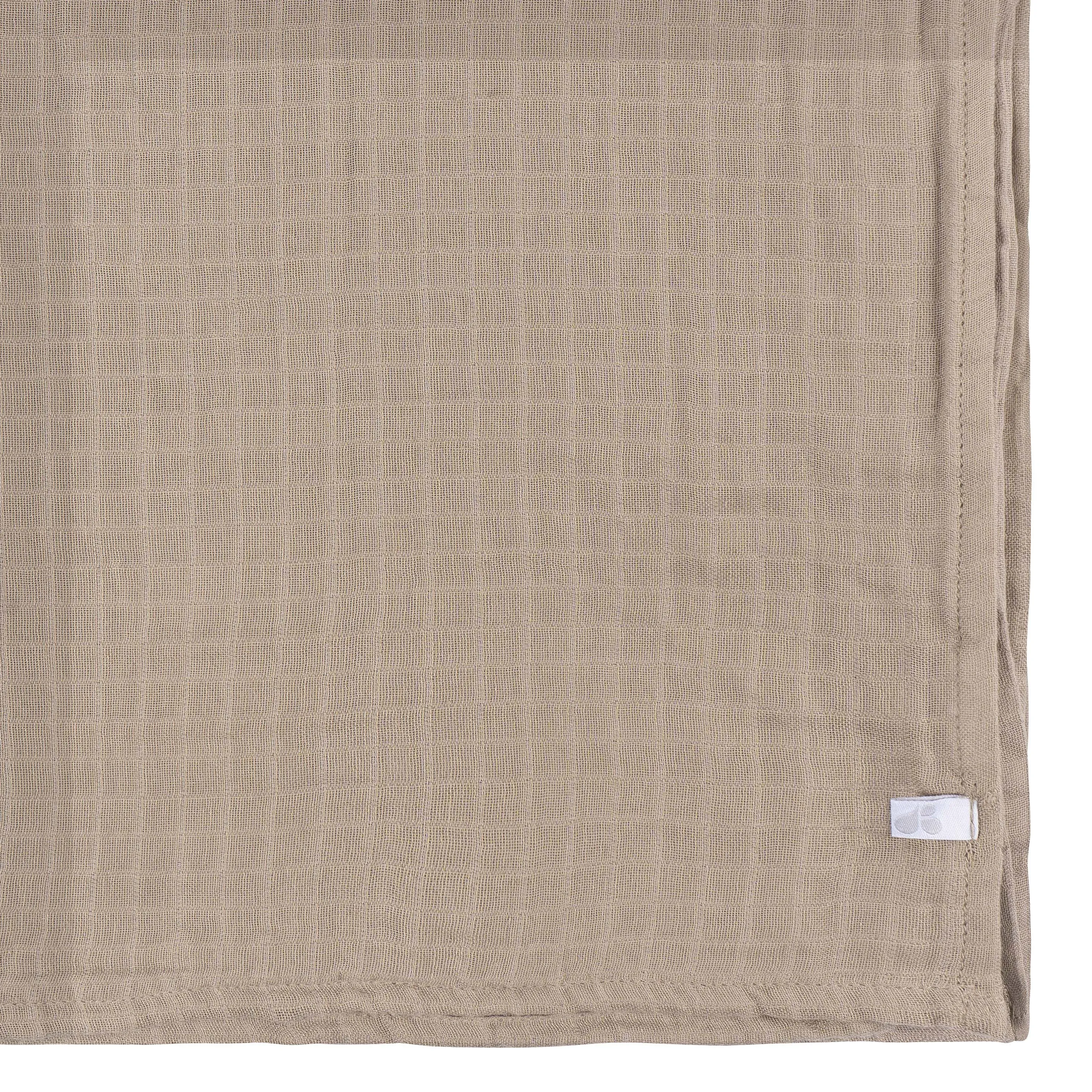 Just Born by Gerber Baby Neutral 2-Pack Muslin Swaddle Blanket - TAN