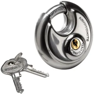 Kryptonite Disc S.S Key Pd-Lk Padlock 70Mm (2 3/4) Stainless Steel Disc Padlock Kryptonite Locks