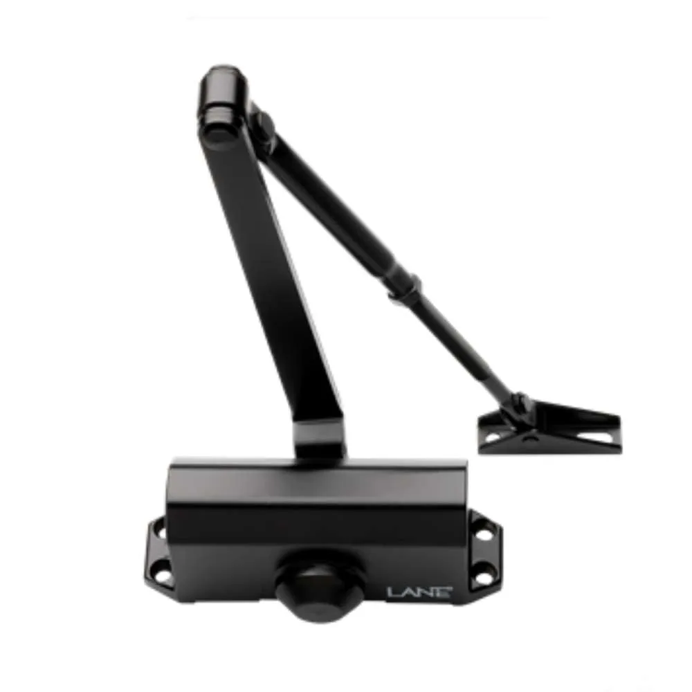 Lane Door Closer Hydraulic Standard Matte Black