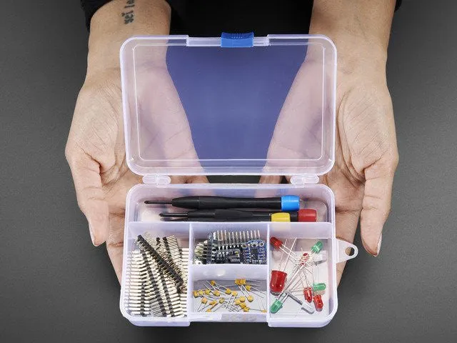 Latching 5-Compartment Storage Box