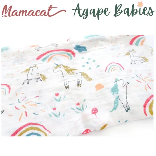 Mamacat Swaddles Unicorn Playtime