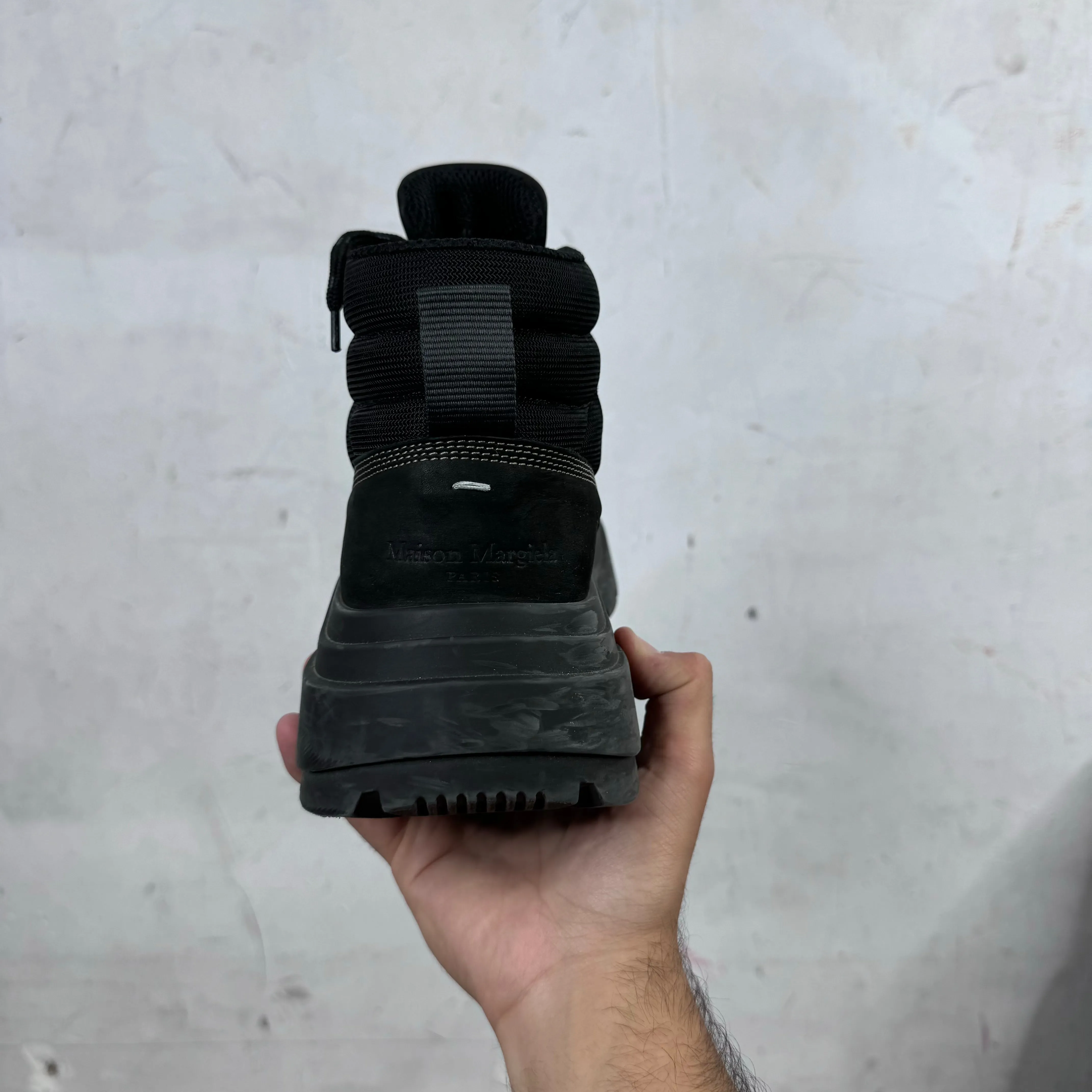 Margiela Black Alex Hiking Boots