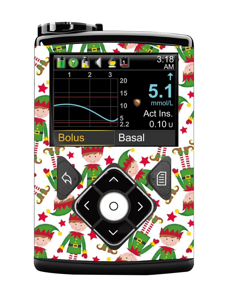 Medtronic 640/670/780G Pump Sticker (Cheeky Elves)