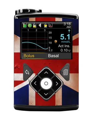 Medtronic 640/670/780G Pump Sticker (Union Jack)