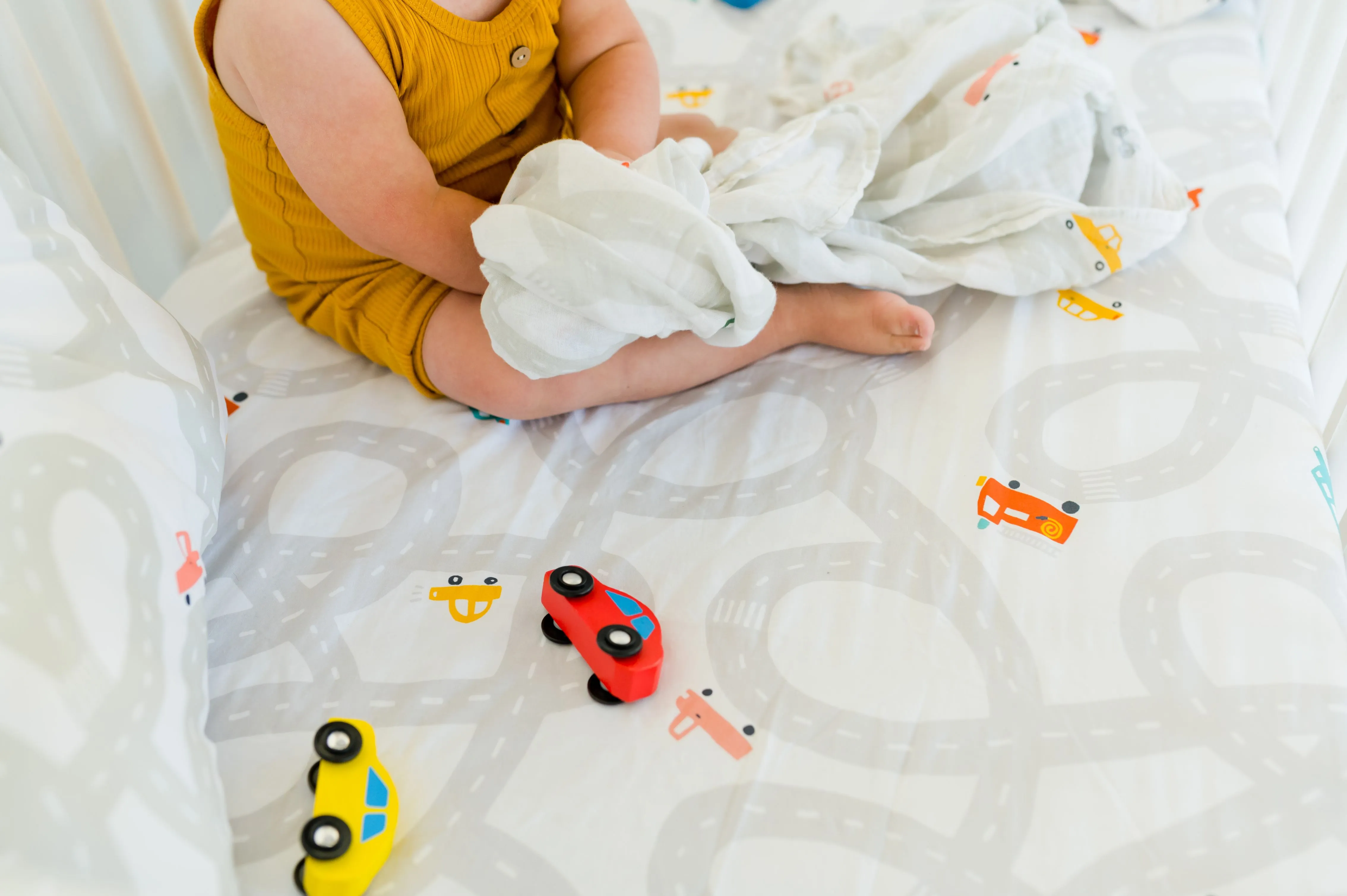 Muslin Swaddle Blanket - Cars