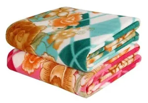 Nawab Handloom All Season Multipurpose Polar Fleece Single Bed Printed Assorted Multicolor Light Weight Blanket - 90 x 60 inch Breathable, Single Bed Size (2)