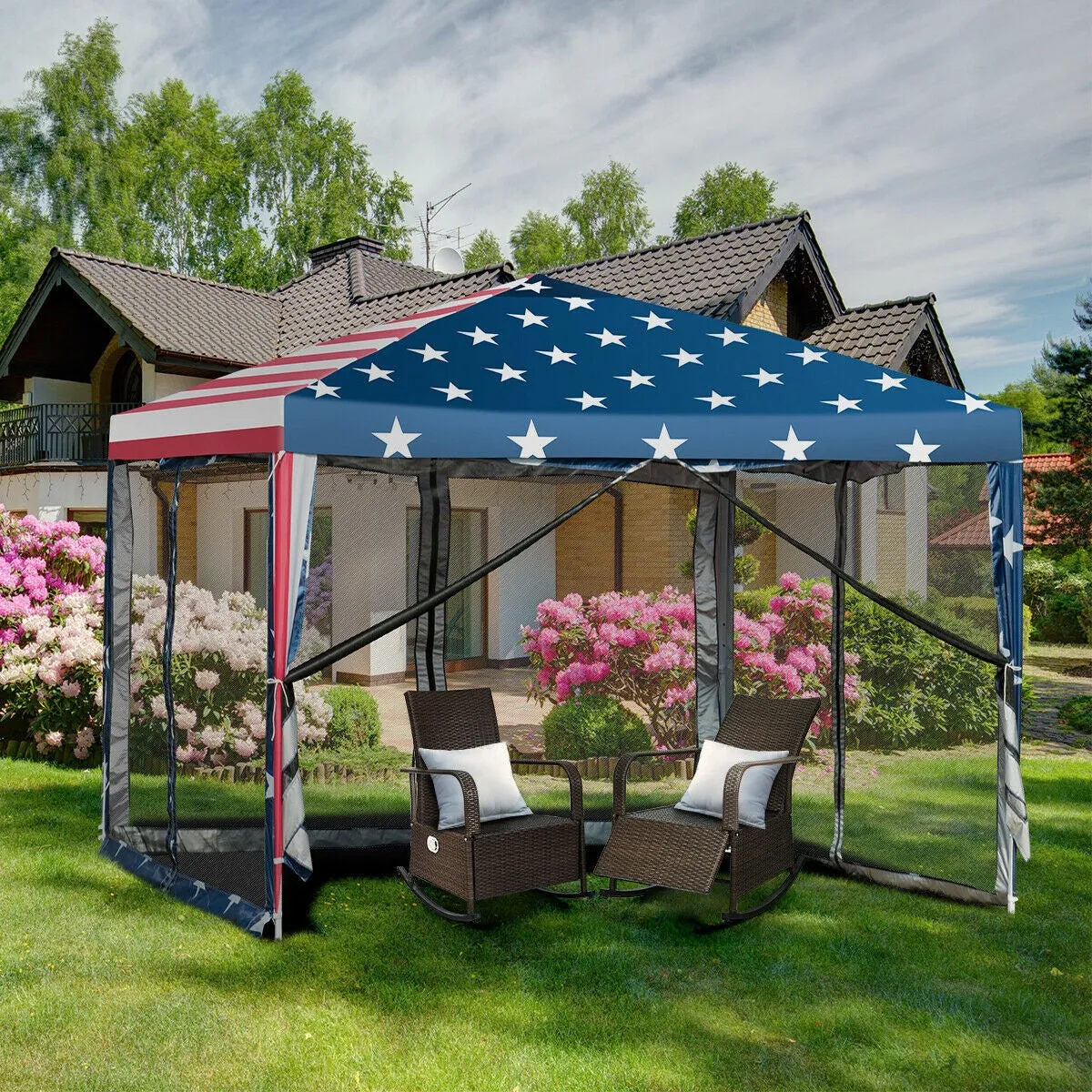 Outdoor 10’ x 10’ Pop-up Canopy Tent Gazebo Canopy