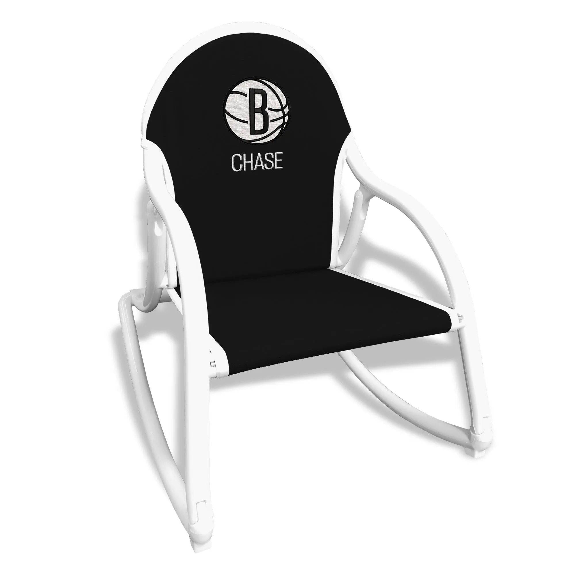 Personalized Brooklyn Nets Rocking Chair