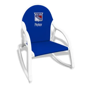 Personalized New York Rangers Rocking Chair