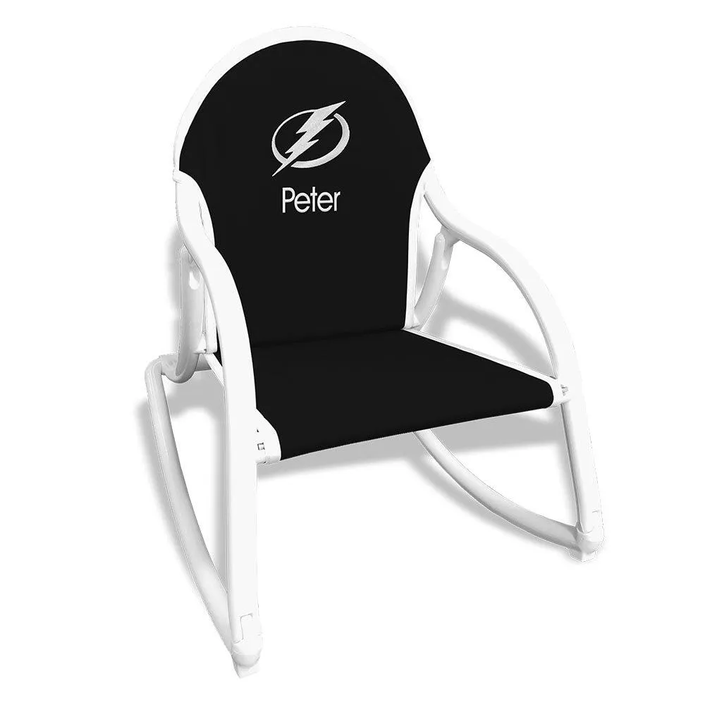 Personalized Tampa Bay Lightning Rocking Chair