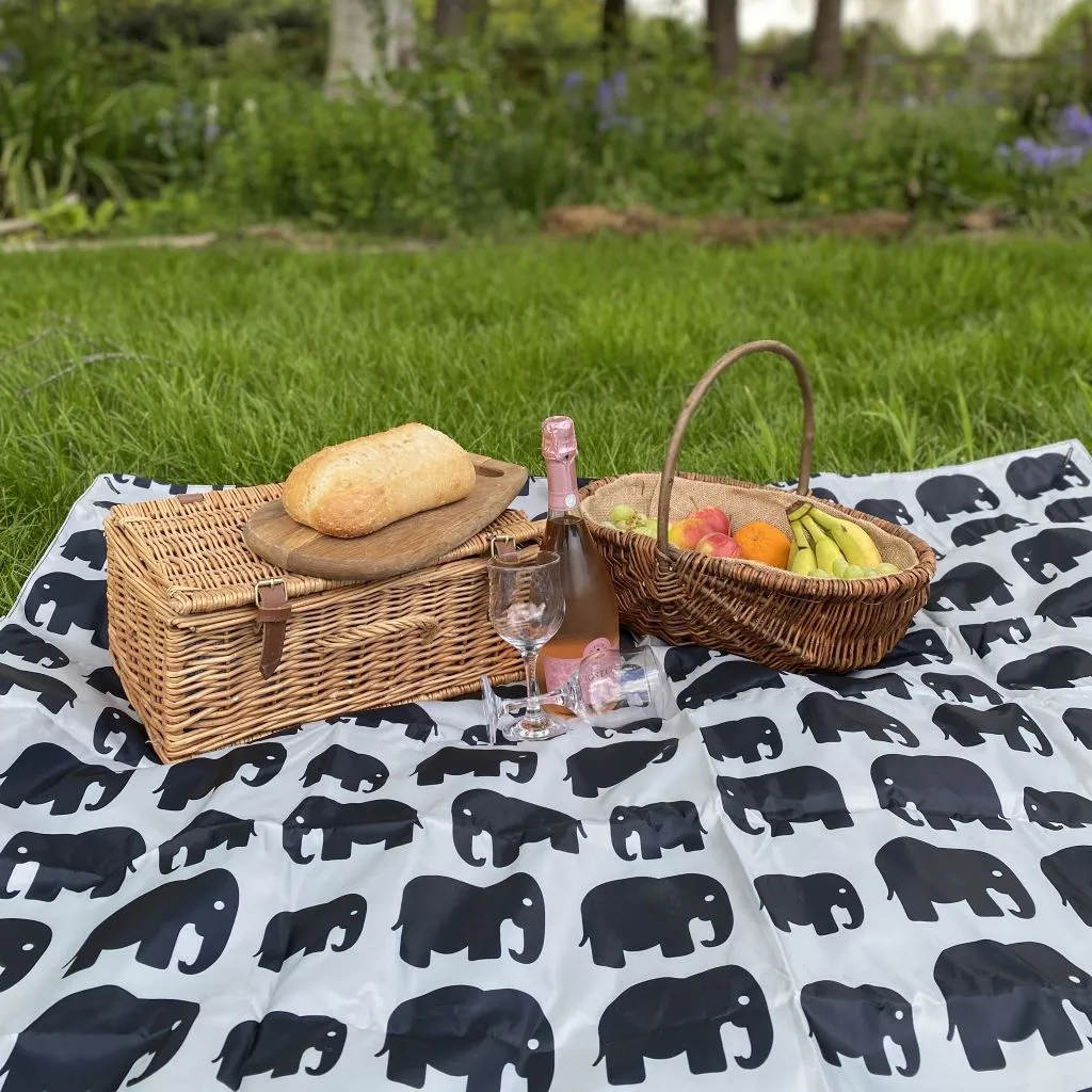 Picnic Blanket - GREY ELEPHANT