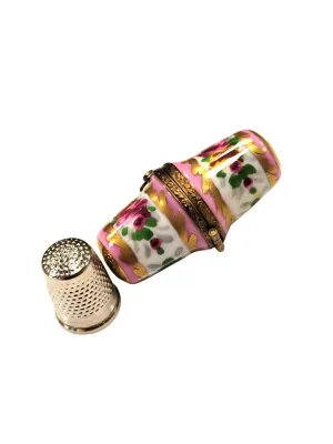 Pink Thimble Holder