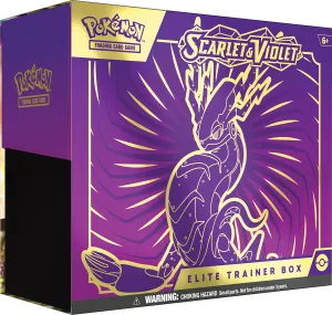 Pokemon Scarlet & Violet Elite Trainer Box - Miraidon Purple