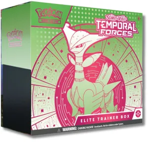 Pokemon Scarlet & Violet Temporal Forces Elite Trainer Box | Iron Leaves