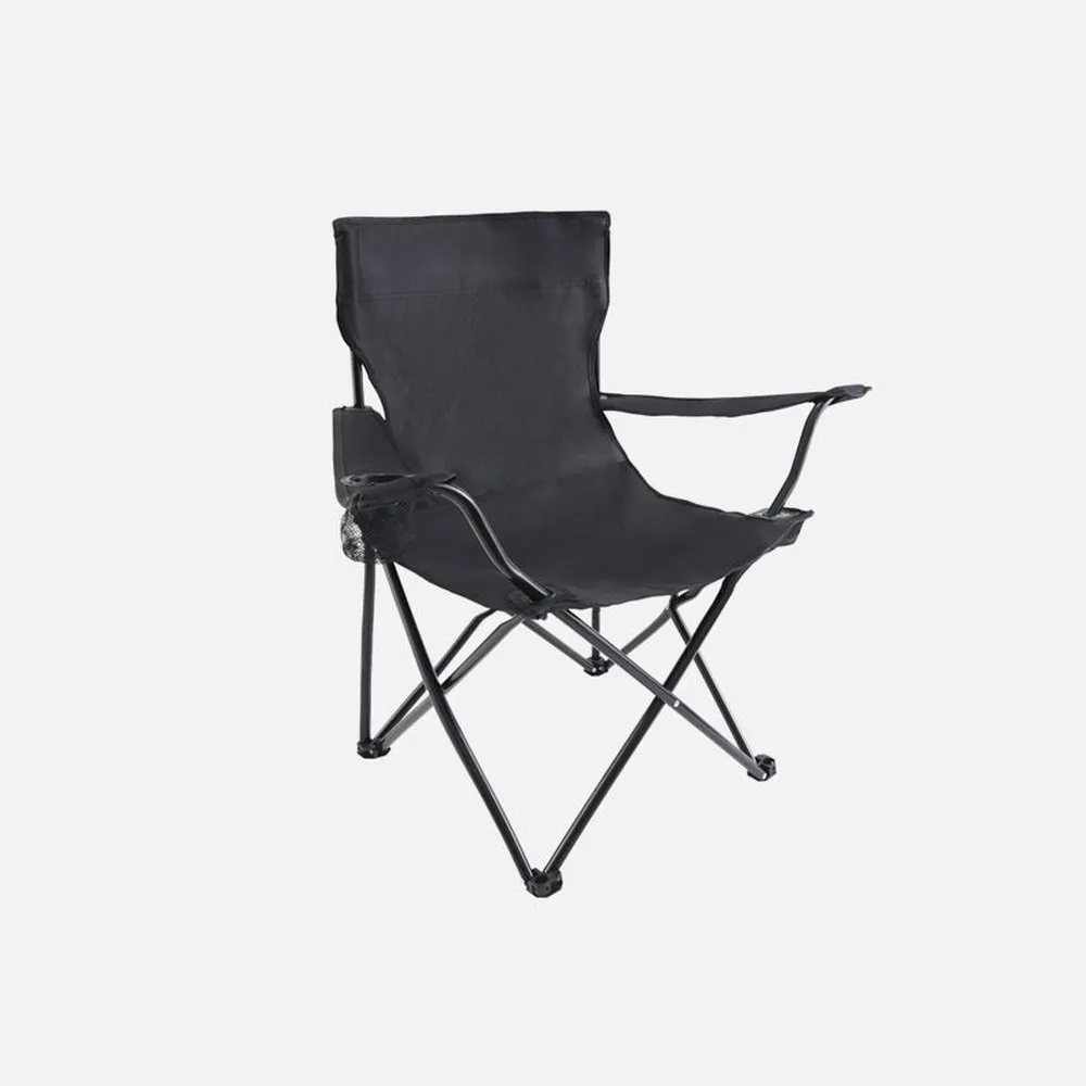 Portable Folding Camping Chair Black