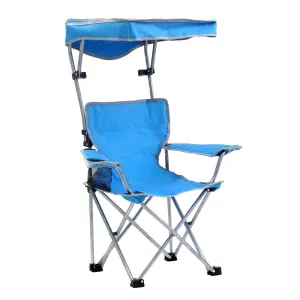 Quik Shade | Kids Shade Folding Chair - Blue/Silver